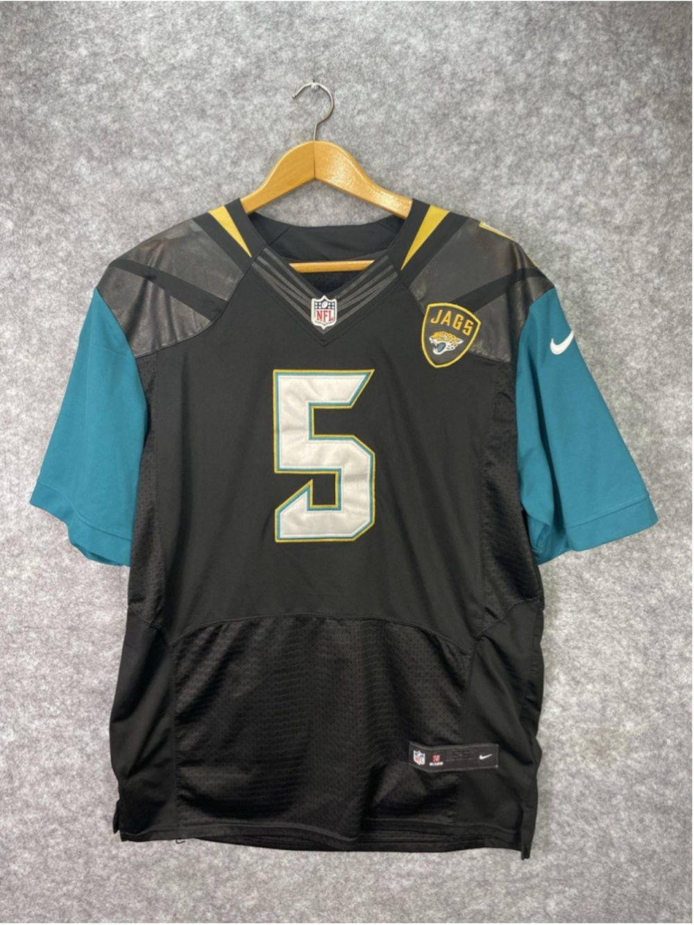 Jacksonville Jaguars Jersey Mens 56 NFL Football Nike On Field Bortles 5